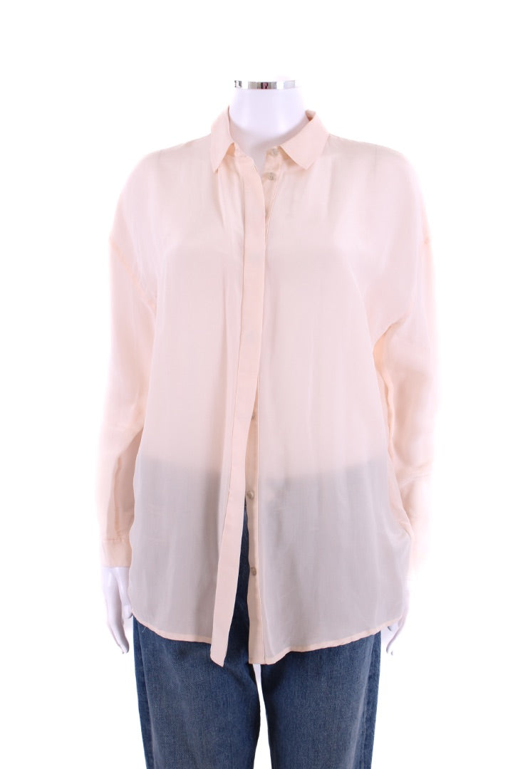 All Saints Avalon Cami Pink Shirt Pink 10