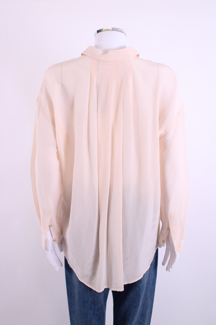 All Saints Avalon Cami Pink Shirt Pink 10