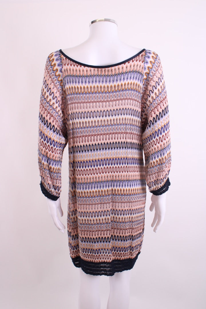 Missoni knitted beach dress Multicoloured patterned M