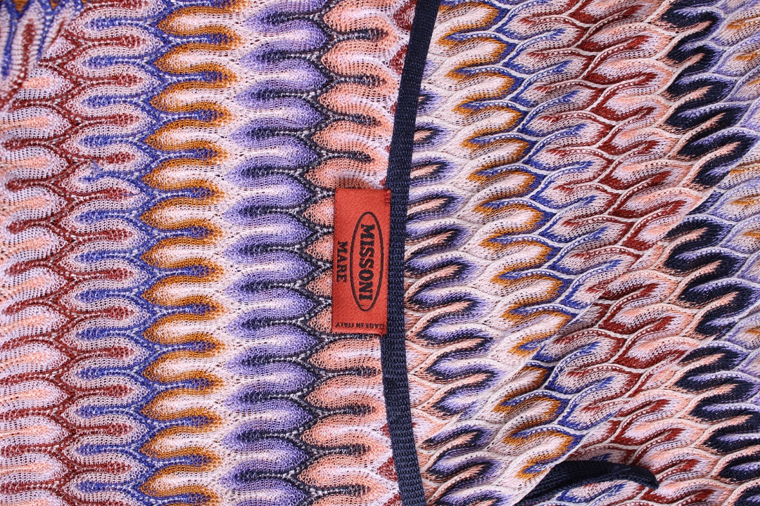 Missoni knitted beach dress Multicoloured patterned M