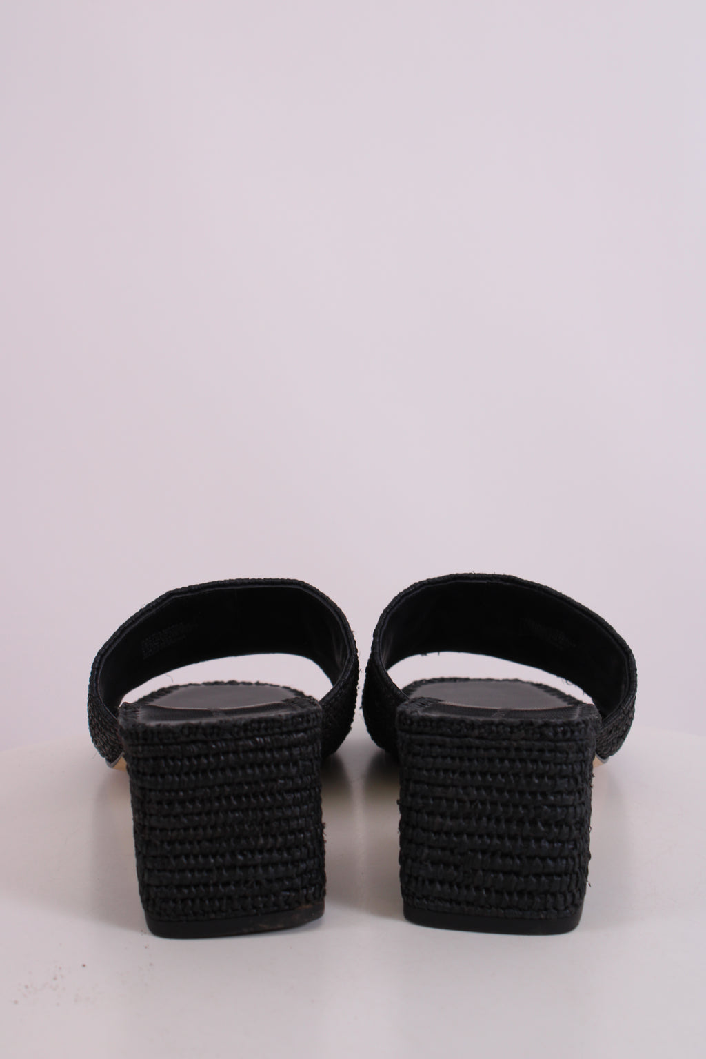 Tory Burch Eleanor Raffia Sandal Black 7