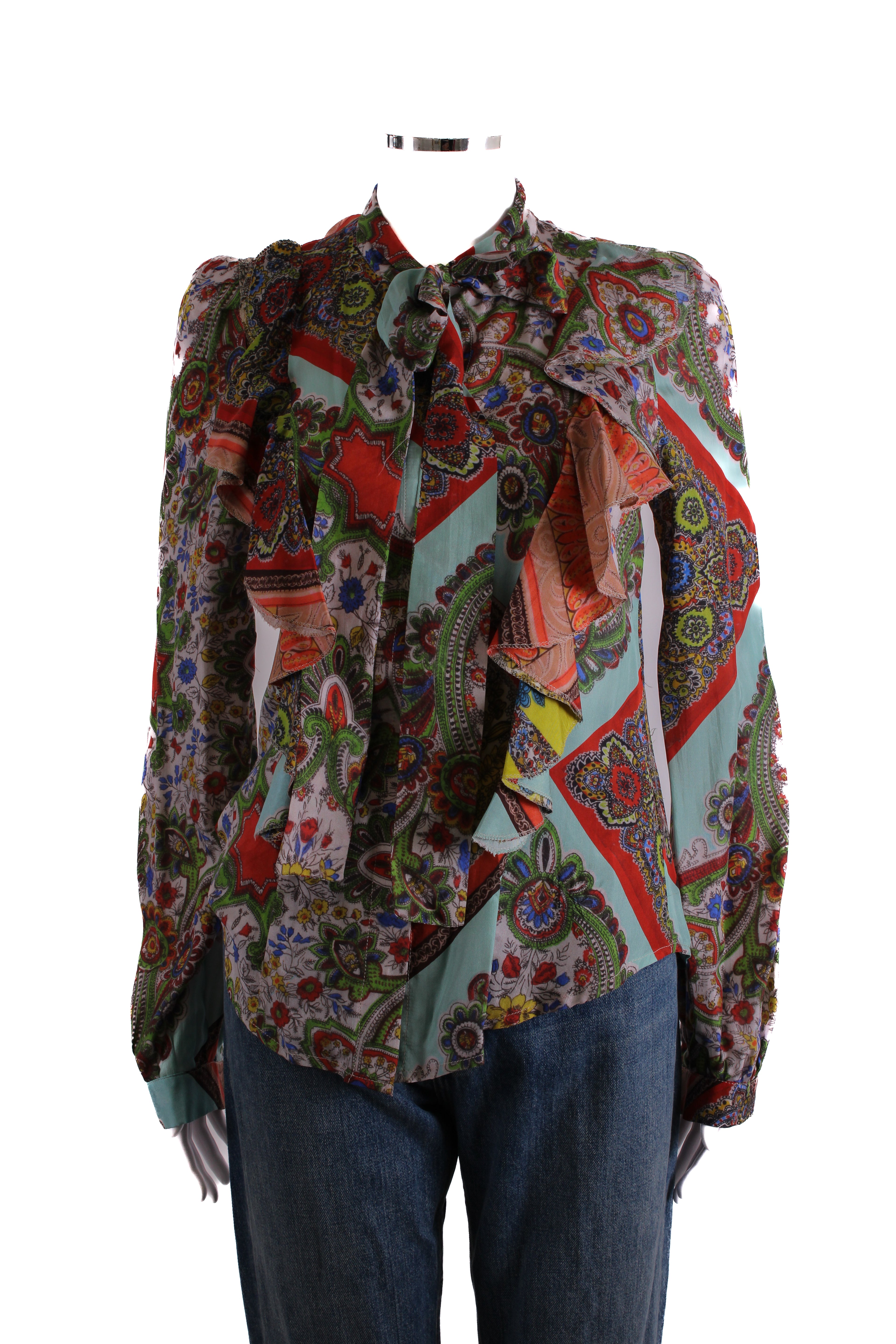 LBK Printed Blouse Multi 38