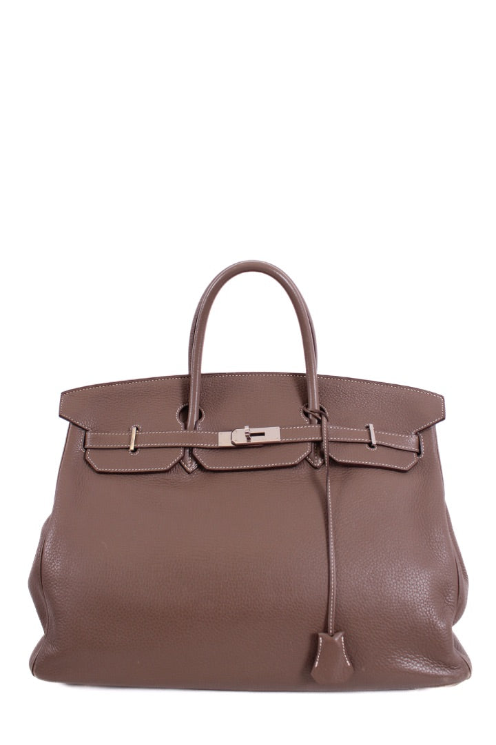 Hermes Birkin 40cm Retourne Etoupe Togo Leather
