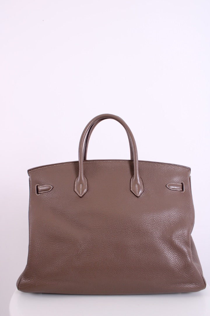 Hermes Birkin 40cm Retourne Etoupe Togo Leather
