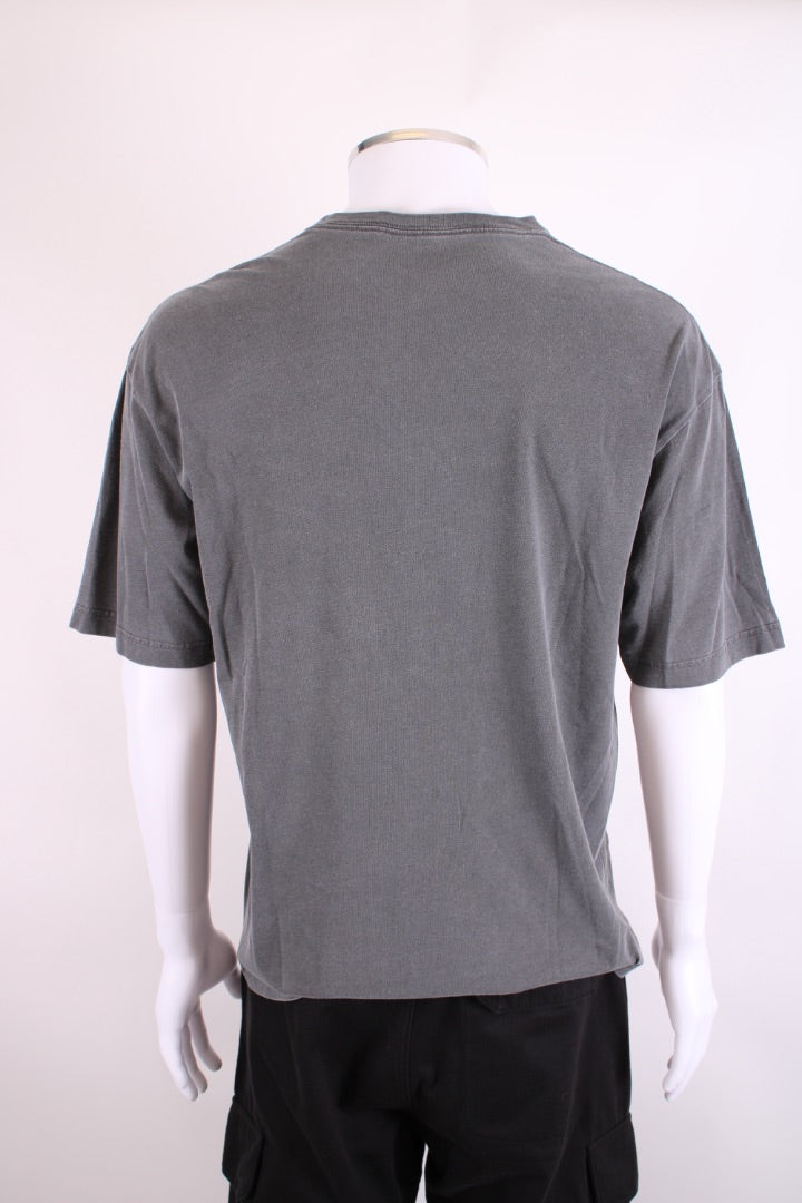 Balenciaga Logo T-shirt Washed Grey XS
