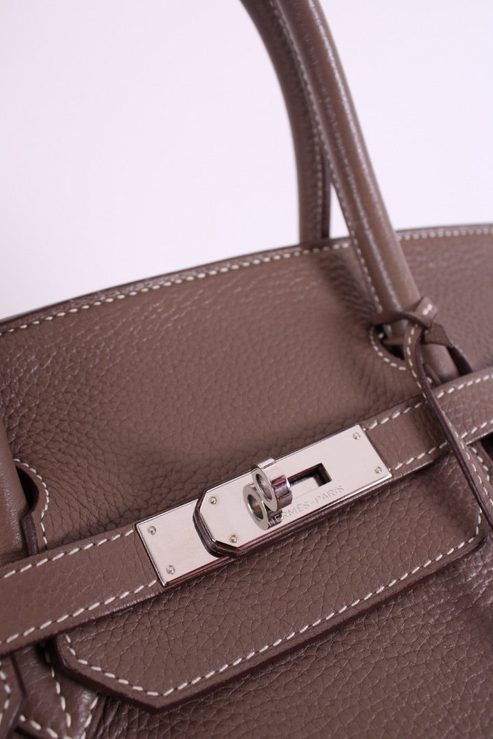 Hermes Birkin 40cm Retourne Etoupe Togo Leather