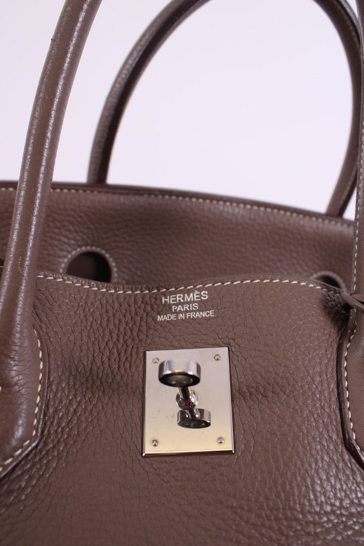 Hermes Birkin 40cm Retourne Etoupe Togo Leather