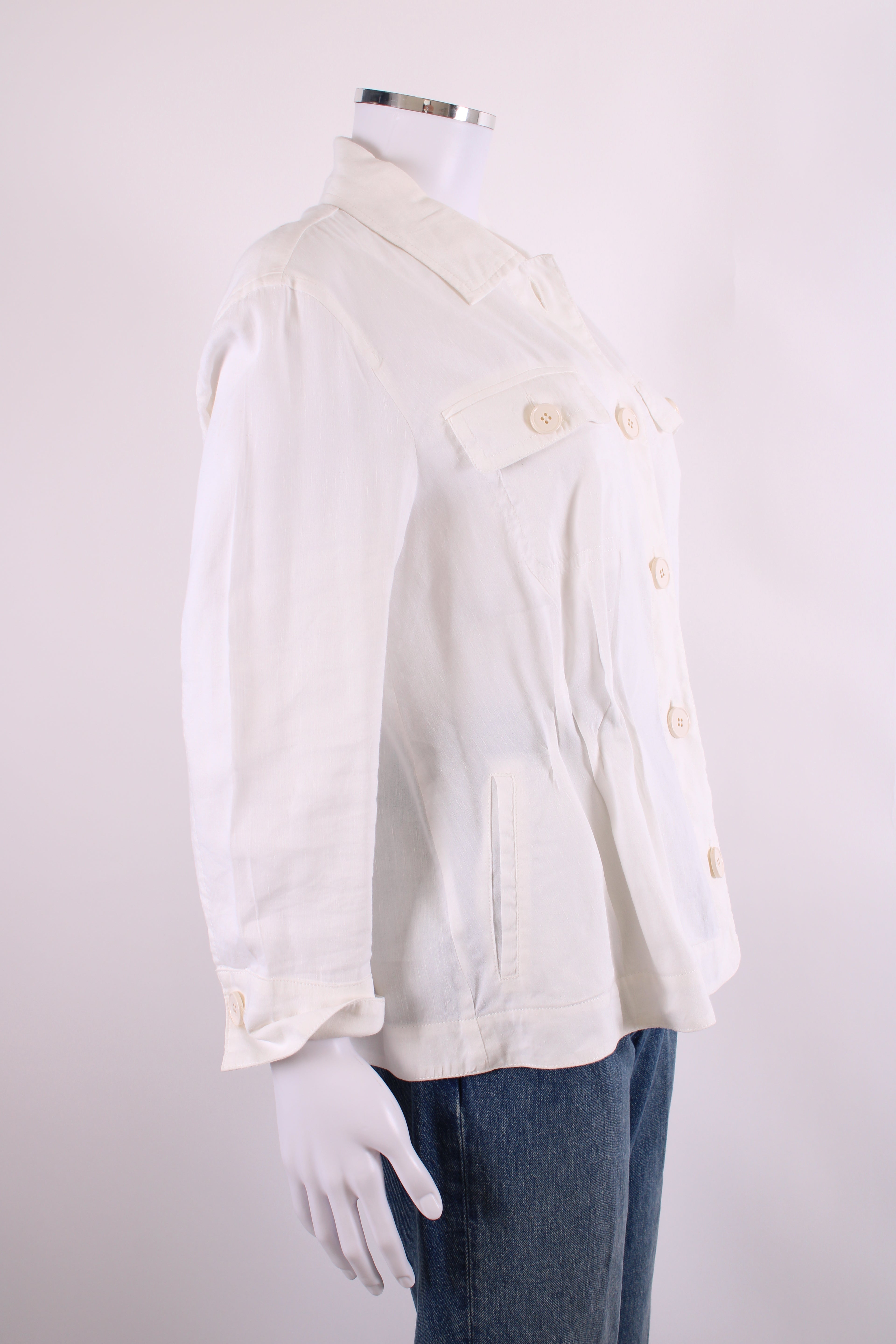 MarcCain L/S Shacket White 12