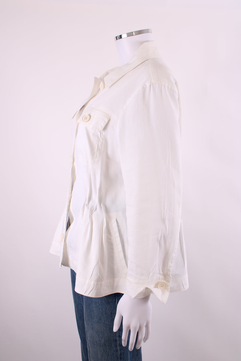 MarcCain L/S Shacket White 12