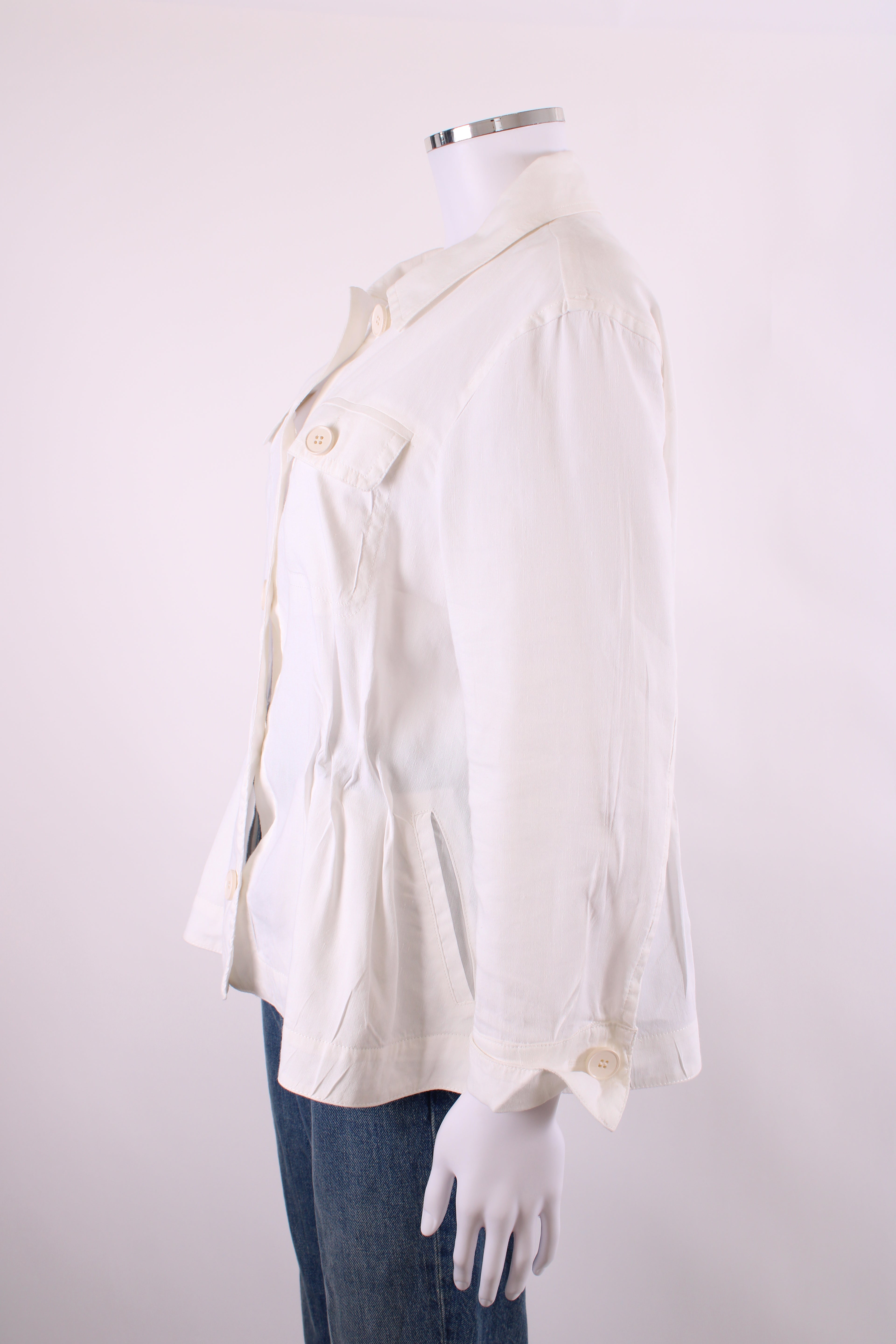 MarcCain L/S Shacket White 12