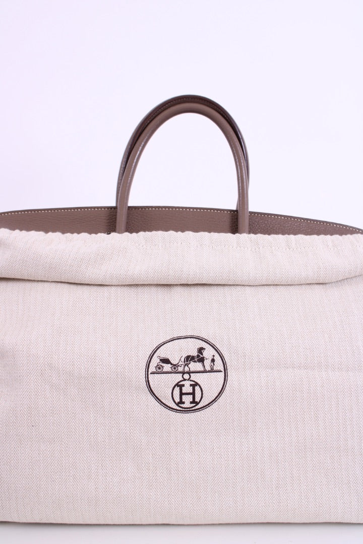 Hermes Birkin 40cm Retourne Etoupe Togo Leather