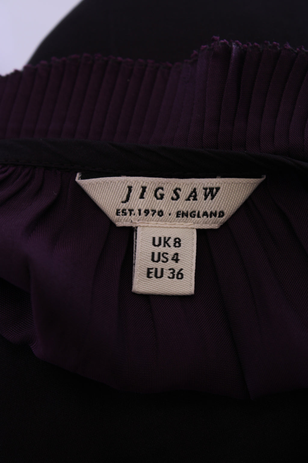 Jigsaw Ruffle Detail Blouse Purple 8