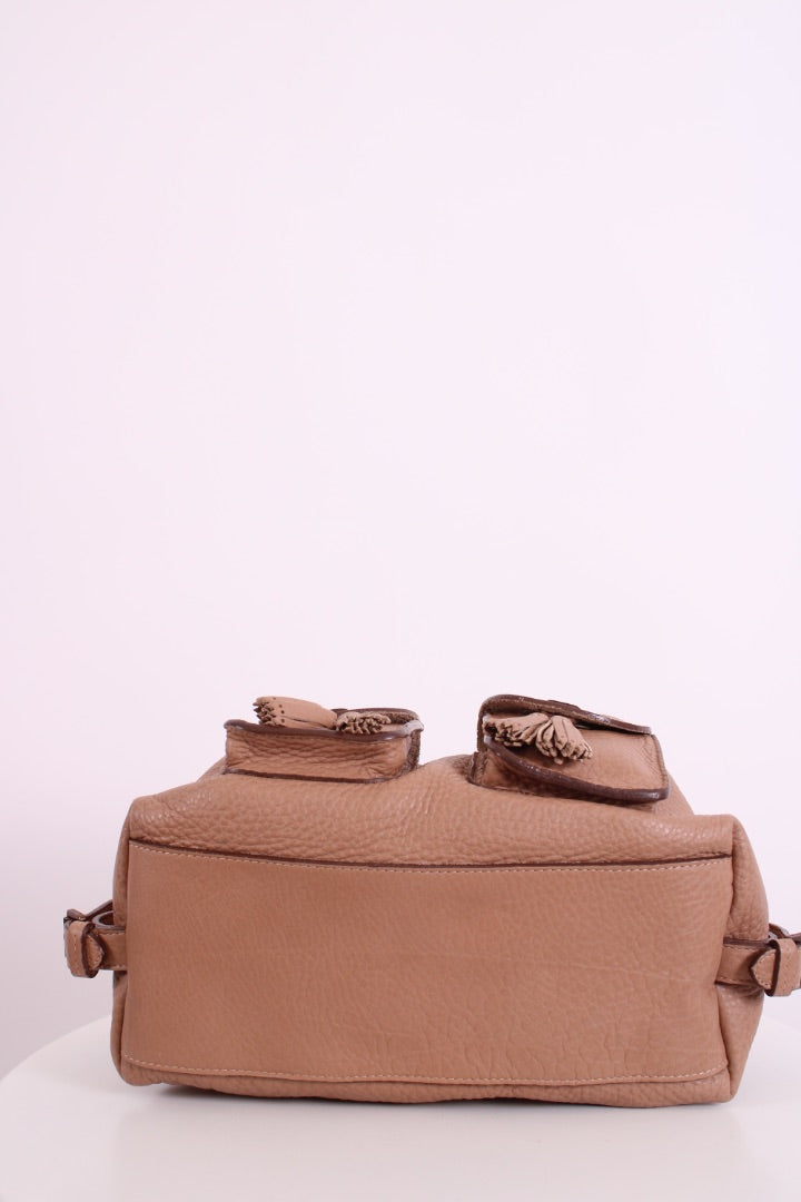 Mulberry Selma Tassel Bag Nude