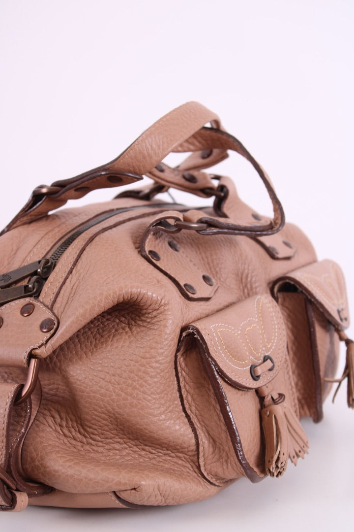 Mulberry Selma Tassel Bag Nude