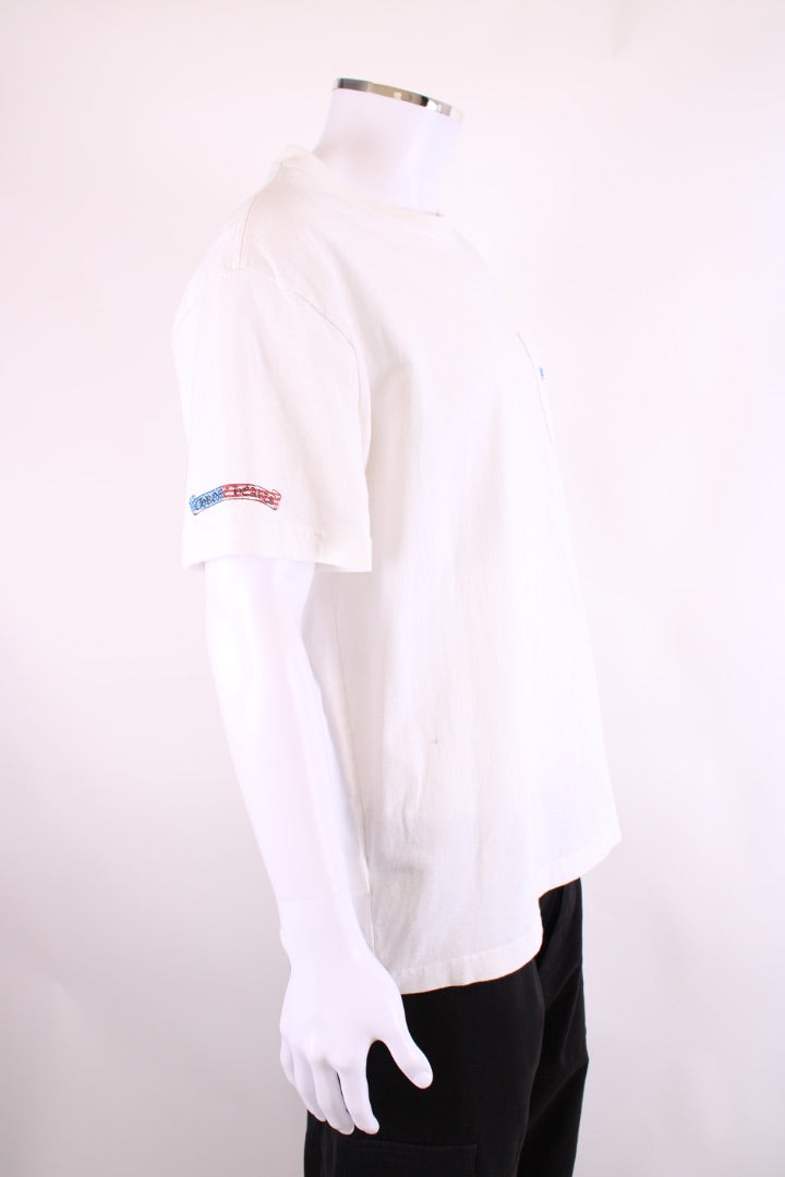 Chrome Hearts American Flag Logo T-Shirt White XL