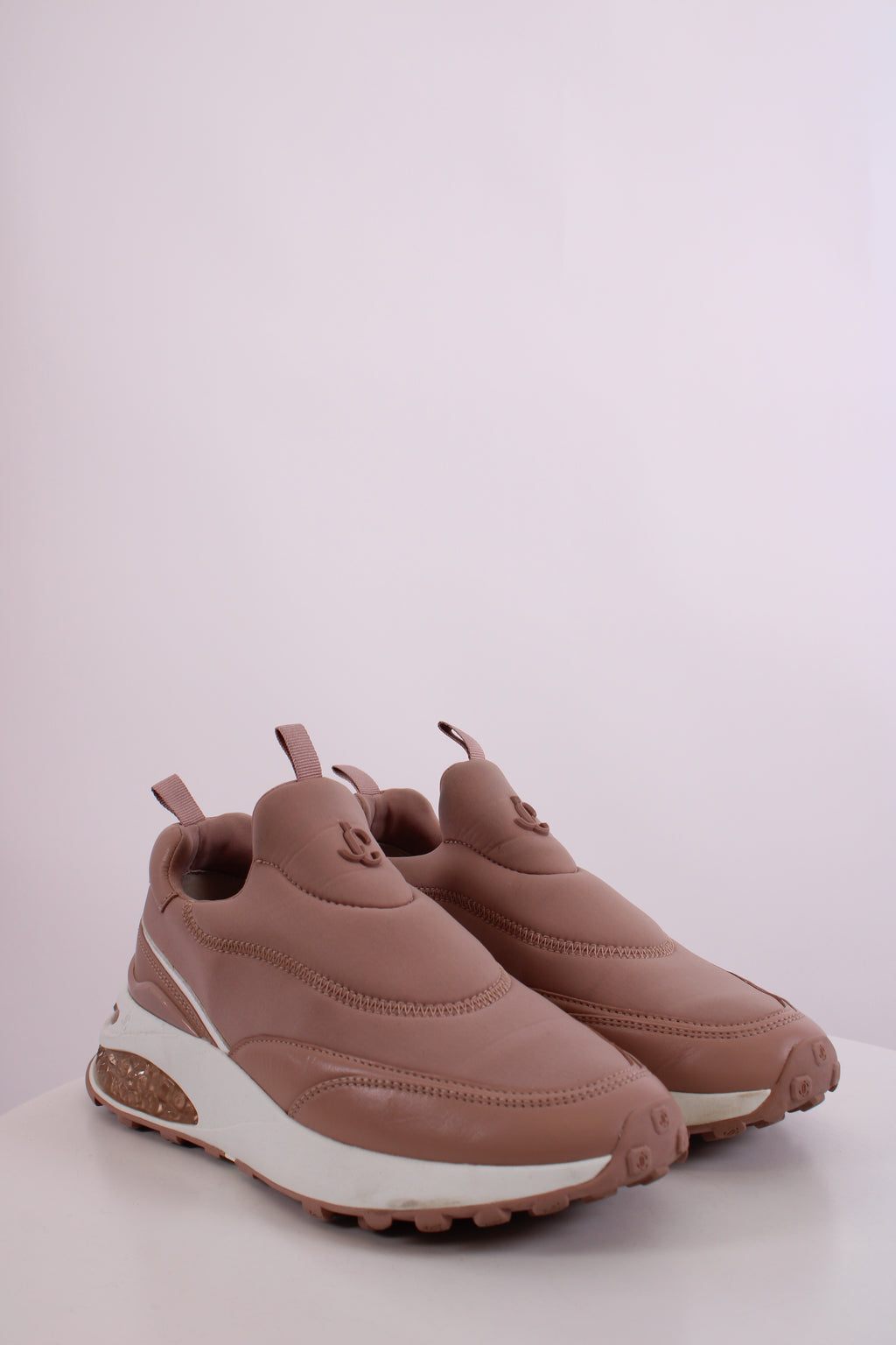 Jimmy Choo Memphis Trainers Beige 37