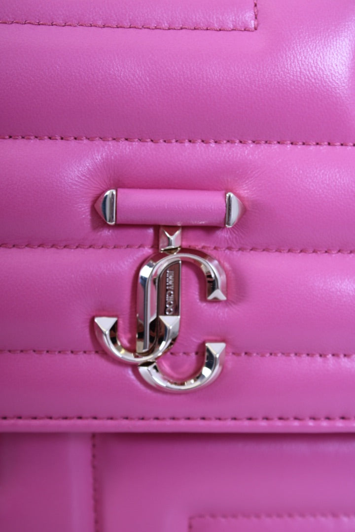 Jimmy Choo Quilted Avenue Handbag Pink