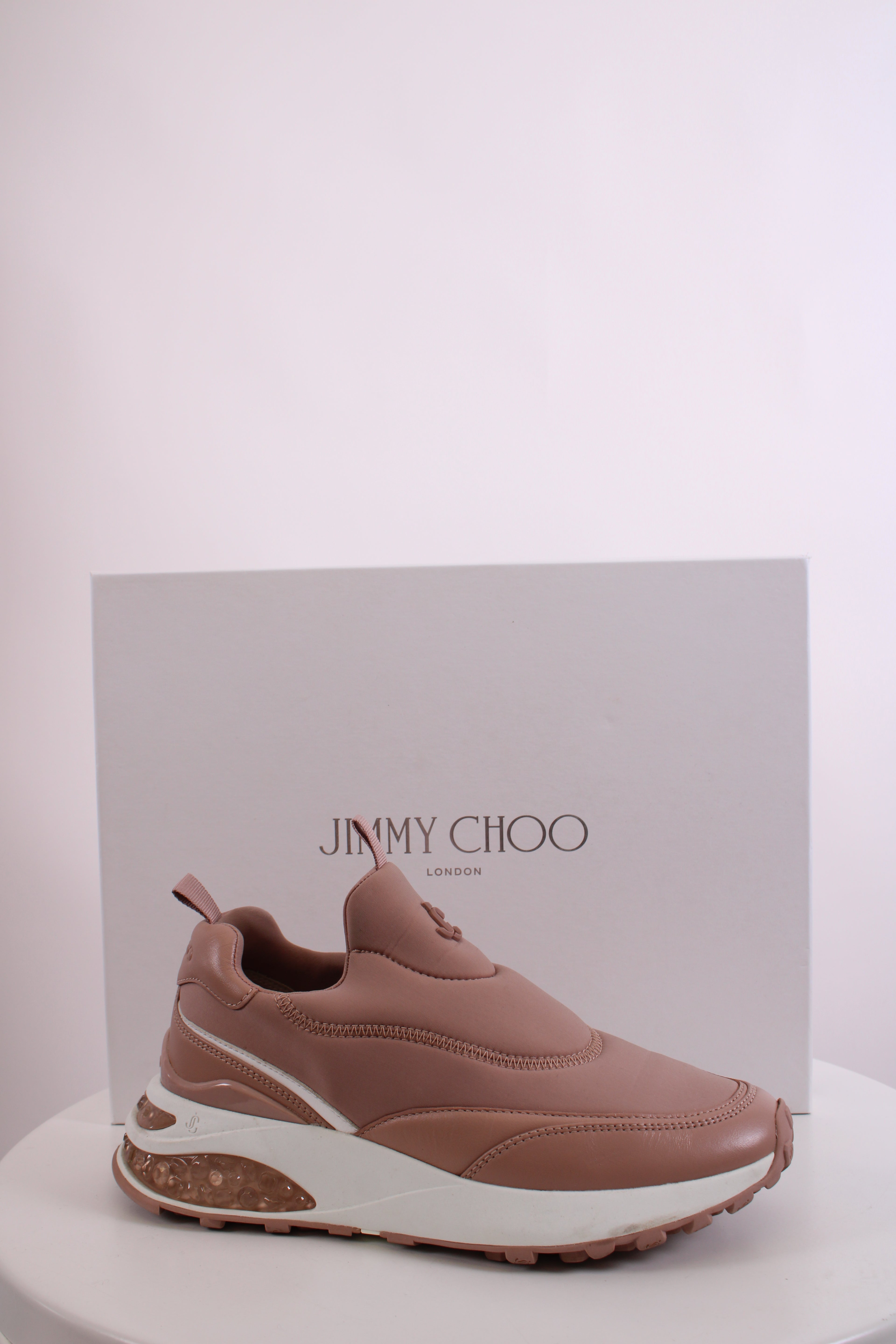 Jimmy Choo Memphis Trainers Beige 37