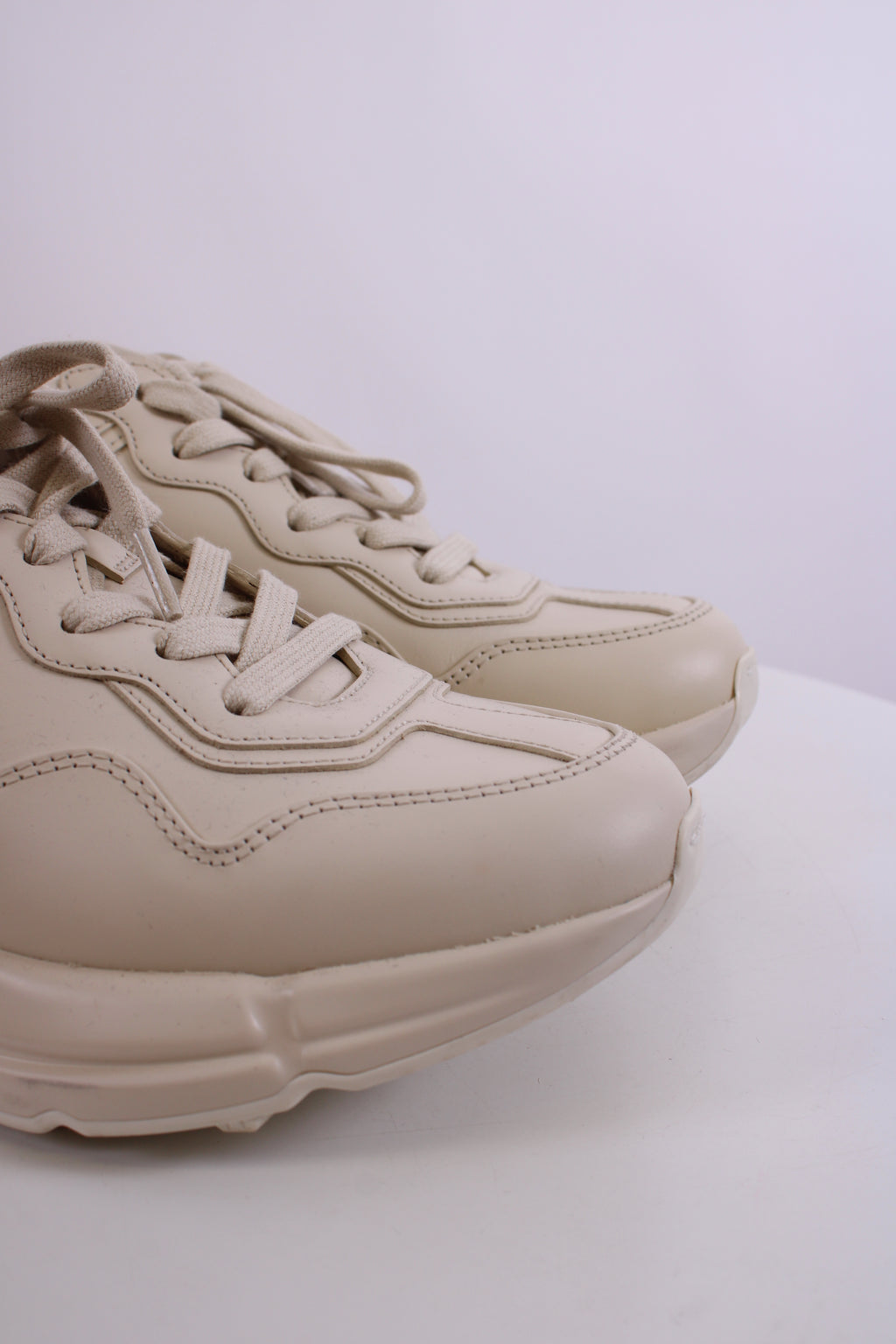 Gucci Rhyton Heart Trainers Off White/ Multi Coloured 37