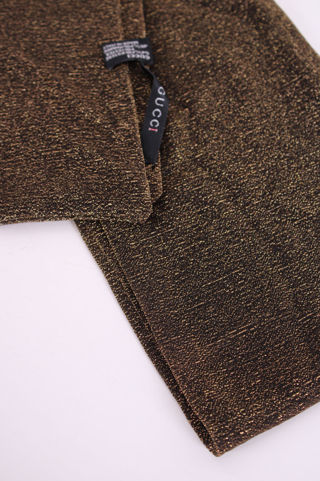 Gucci GG Velvet Scarf Black/ Bronze