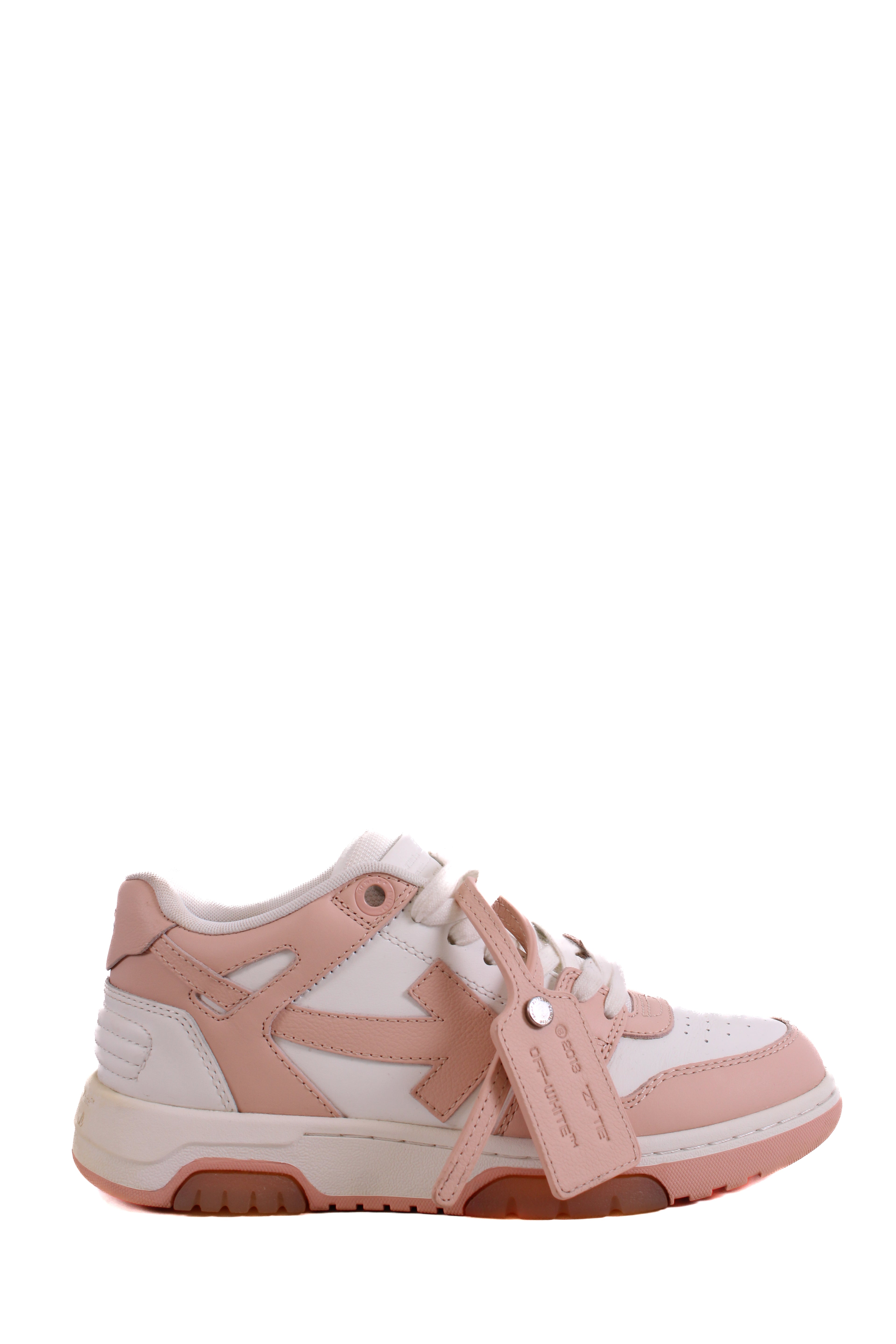 Off White Out Of Office Trainers White/ Peach 37