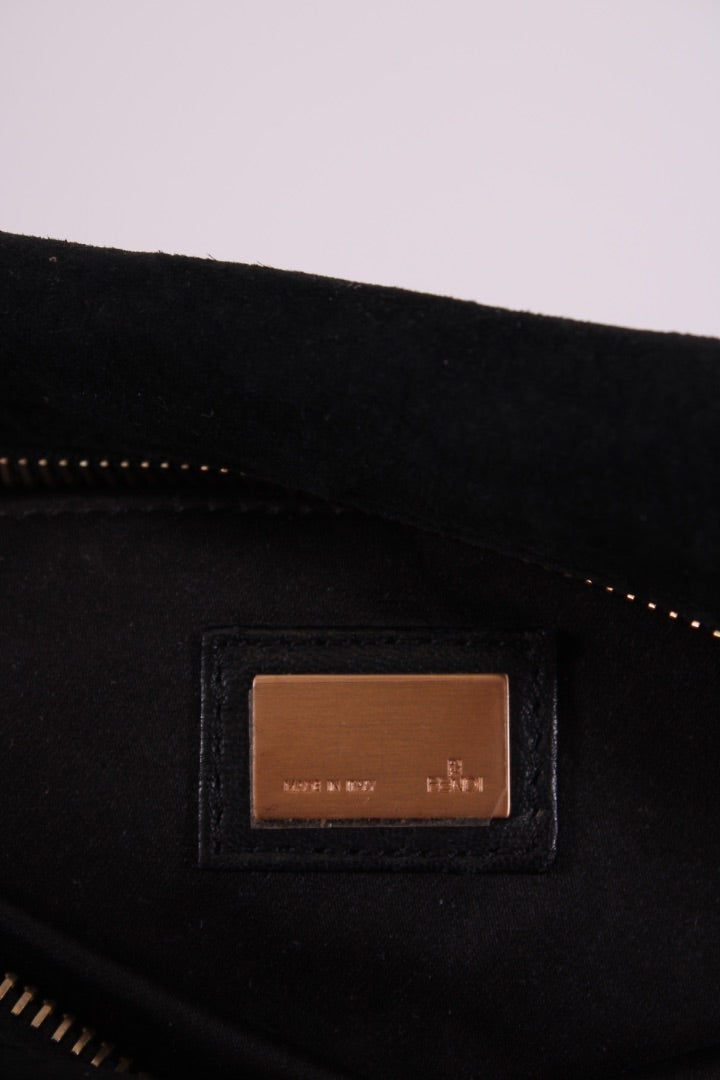Fendi Top Handle Bag Black/ Rose Gold