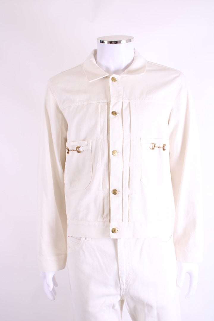 Gucci Denim Co-ord Cream M