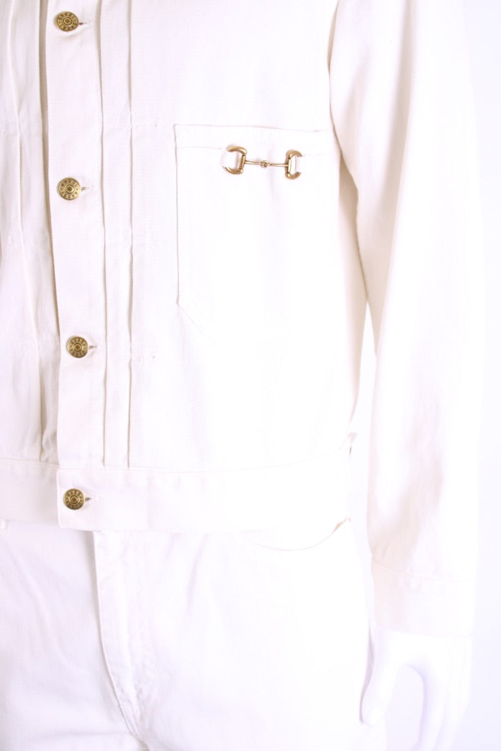 Gucci Denim Co-ord Cream M