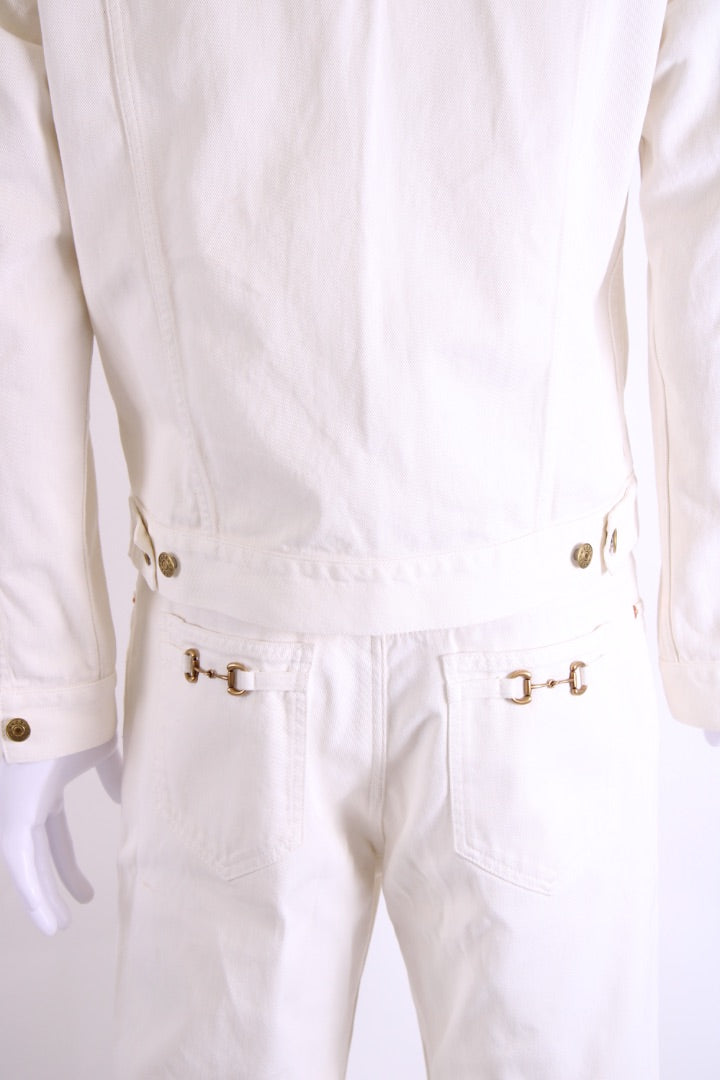 Gucci Denim Co-ord Cream M