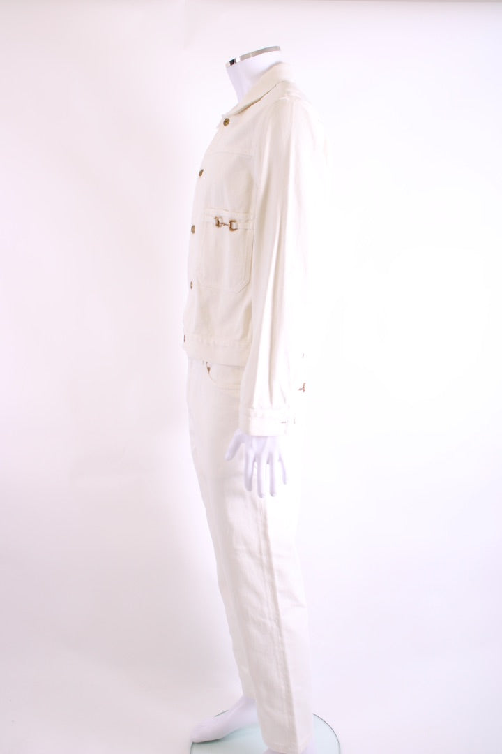 Gucci Denim Co-ord Cream M