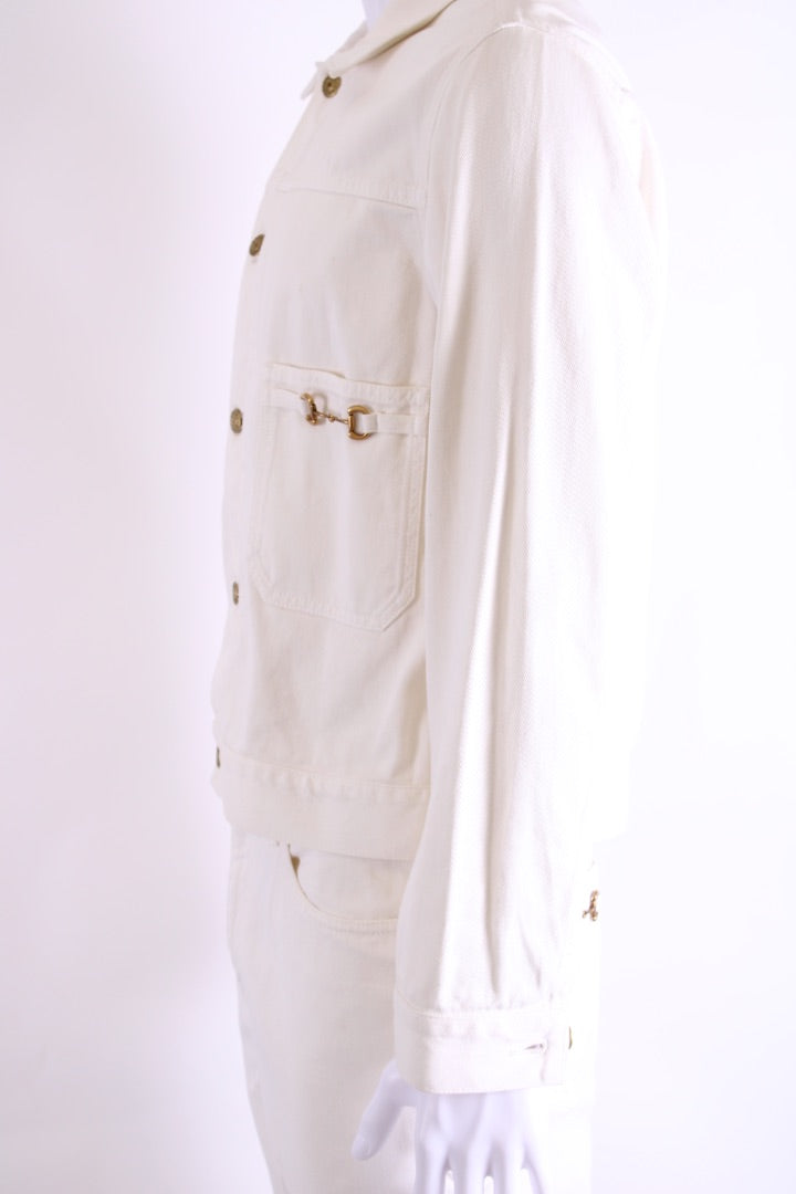 Gucci Denim Co-ord Cream M