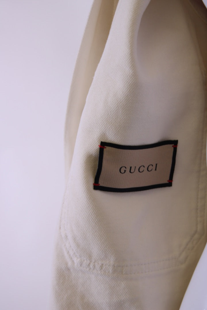 Gucci Denim Co-ord Cream M