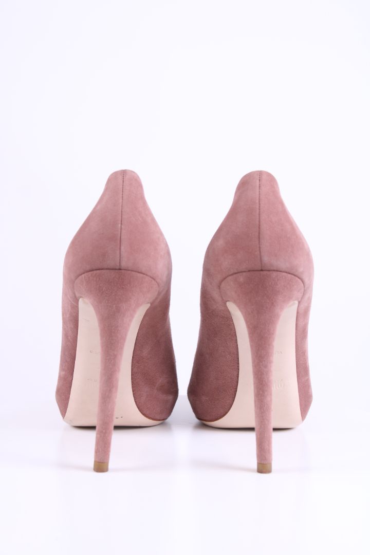 Miu Miu Crystal Embelished Shoes Pink 39