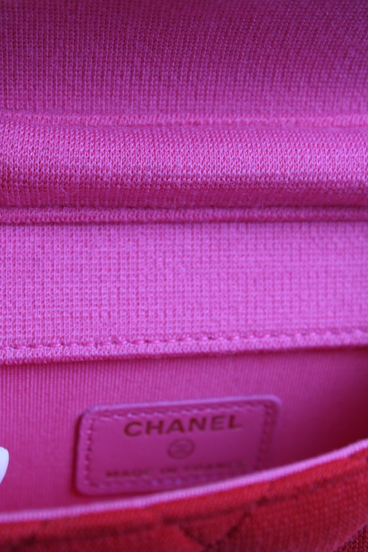 Chanel 2021 Micro Jersey Red/ Pink