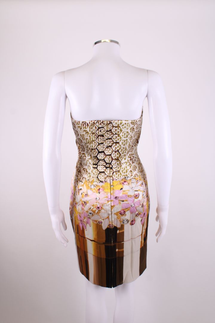 Mary Katrantzou Dress Gold Print 12