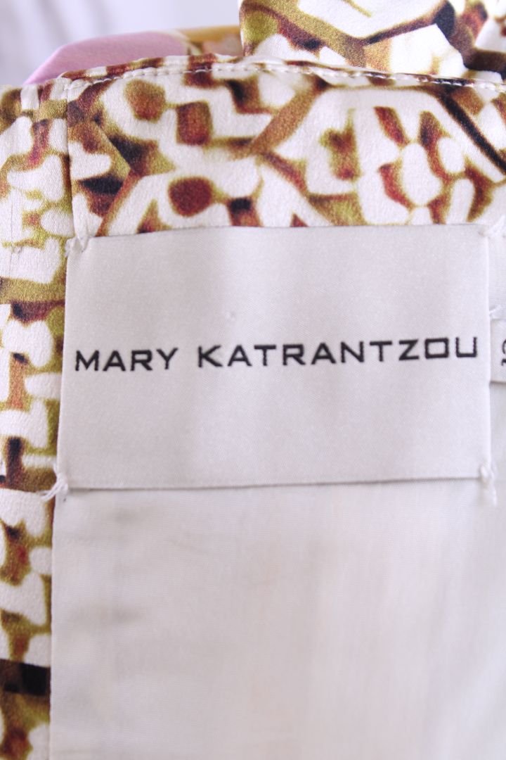 Mary Katrantzou Dress Gold Print 12