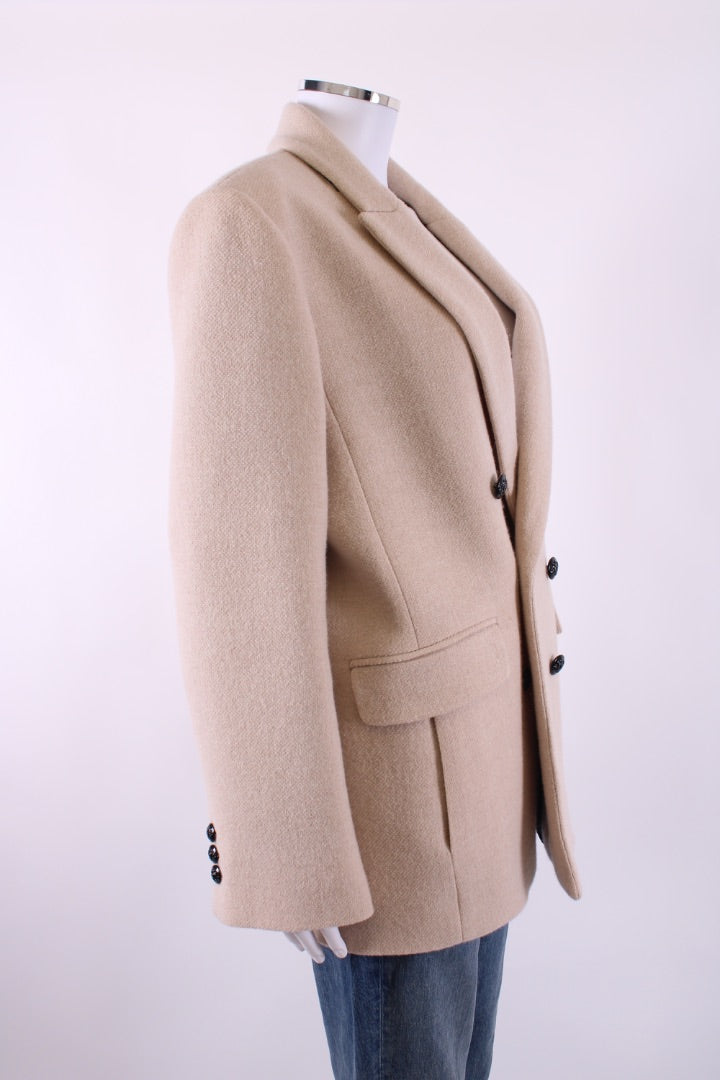 ME+EM Double Breasted Jacket Cream 14