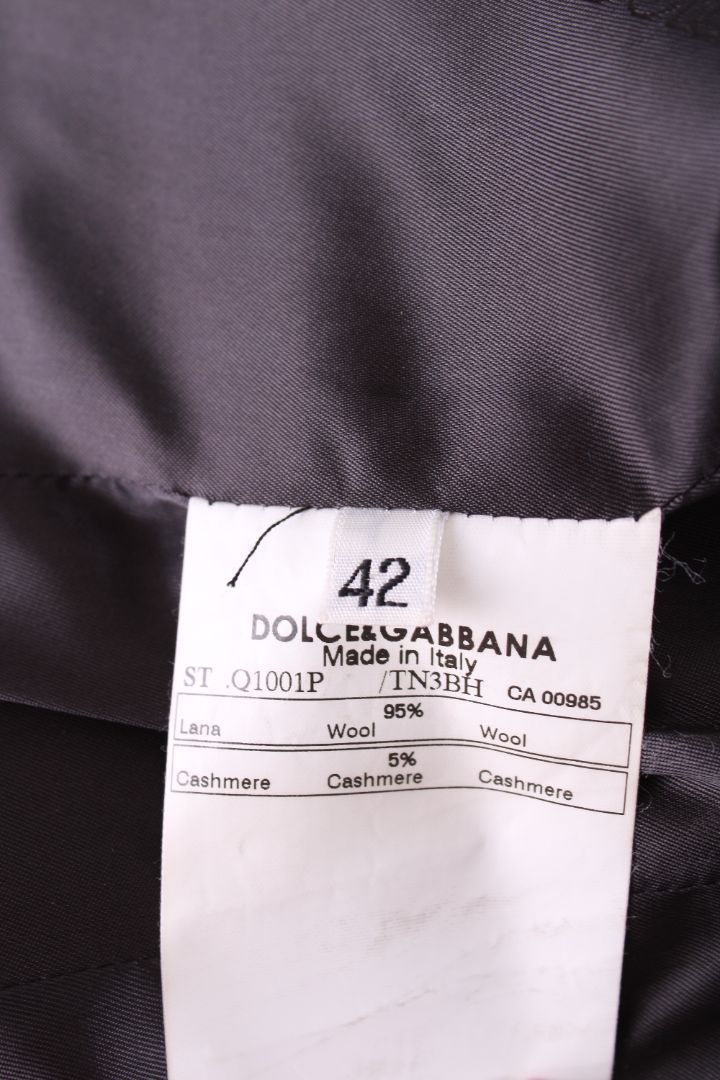 Dolce & Gabbana Stripe Trouser Suit Grey S