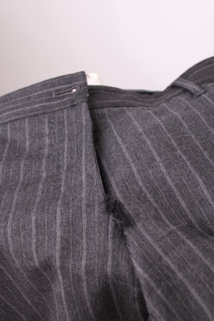 Dolce & Gabbana Stripe Trouser Suit Grey S