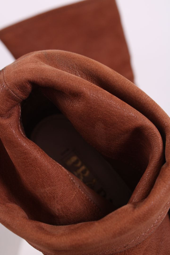 Prada Ankle High heel boots Tan 38.5