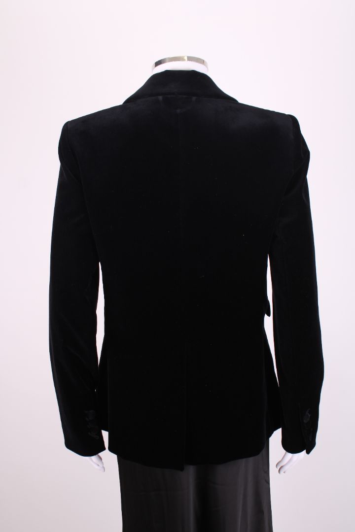 Tara Jarmon Velvet Blazer Black 12