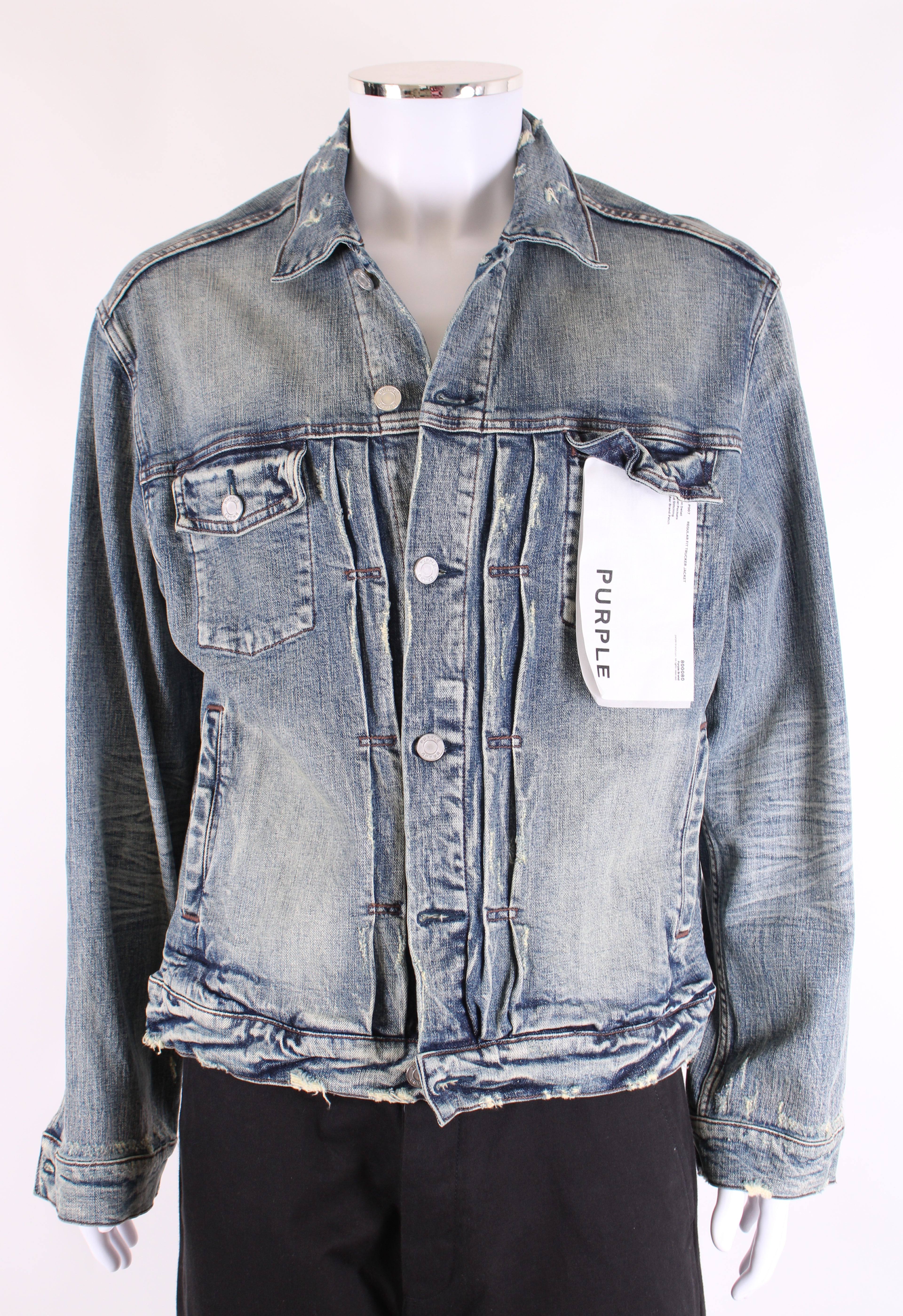 Purple Brand Angel Jacket Denim XL