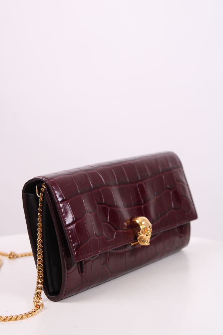 Alexander McQueen Handbag Burgundy