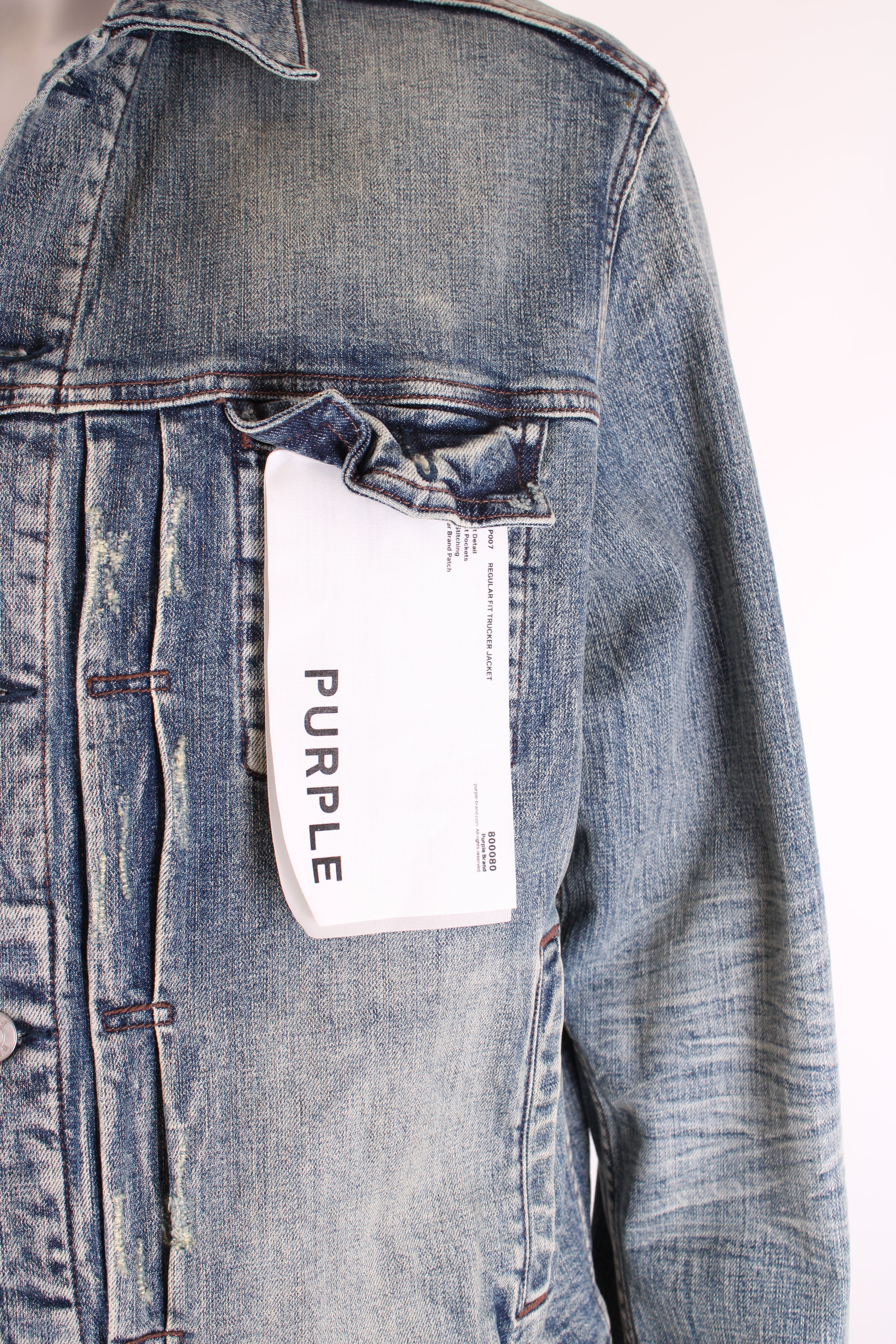 Purple Brand Angel Jacket Denim XL