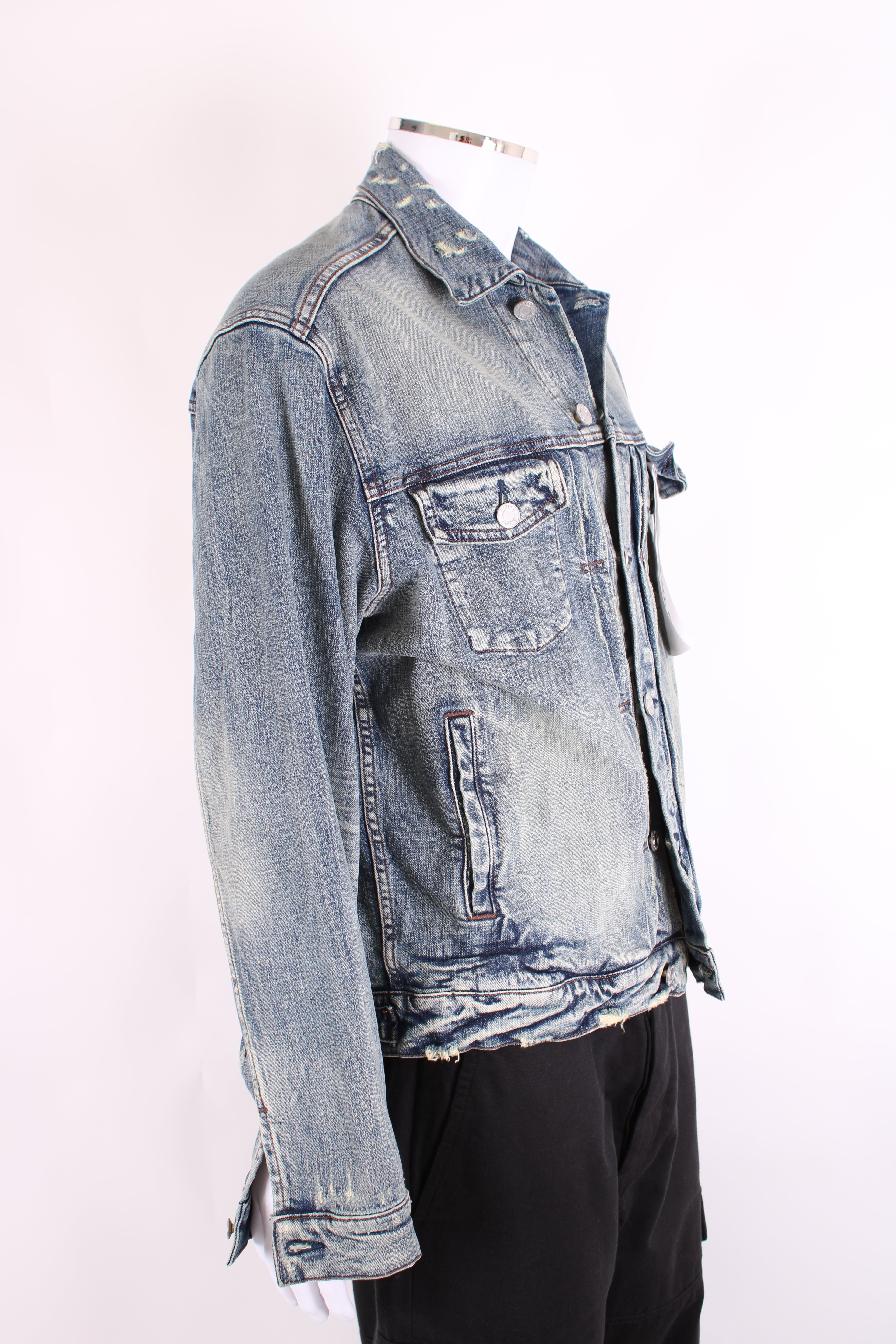 Purple Brand Angel Jacket Denim XL