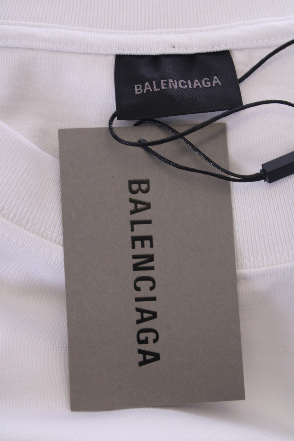 Balenciaga Graffiti Logo T-shirt White/ Black XXL