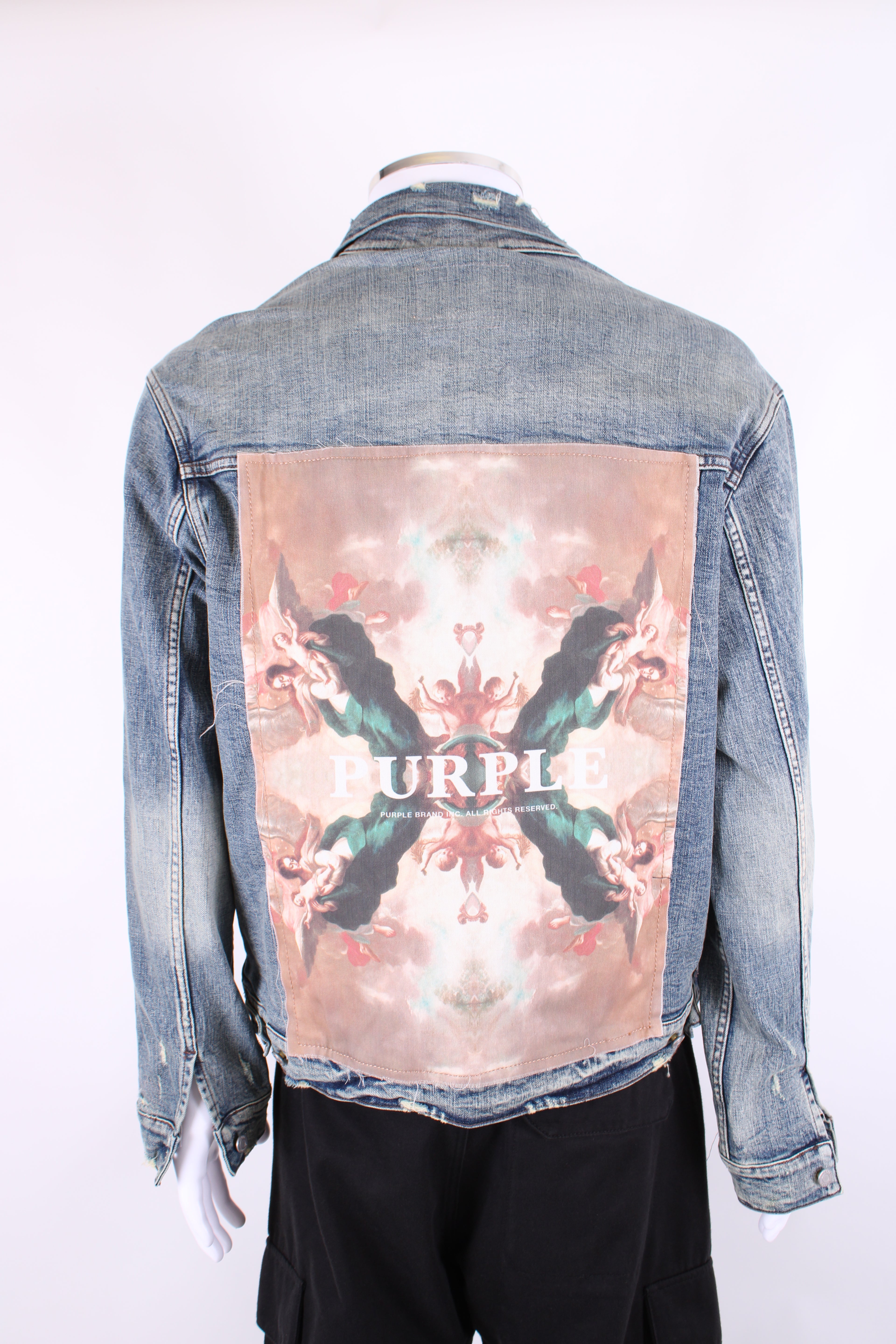 Purple Brand Angel Jacket Denim XL
