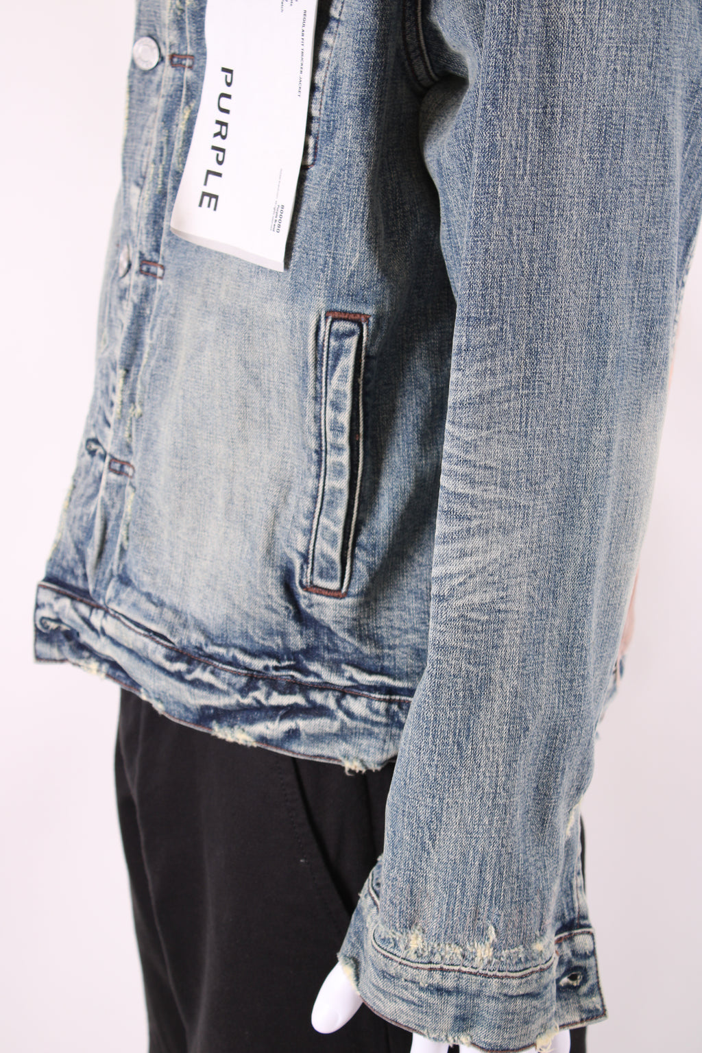 Purple Brand Angel Jacket Denim XL