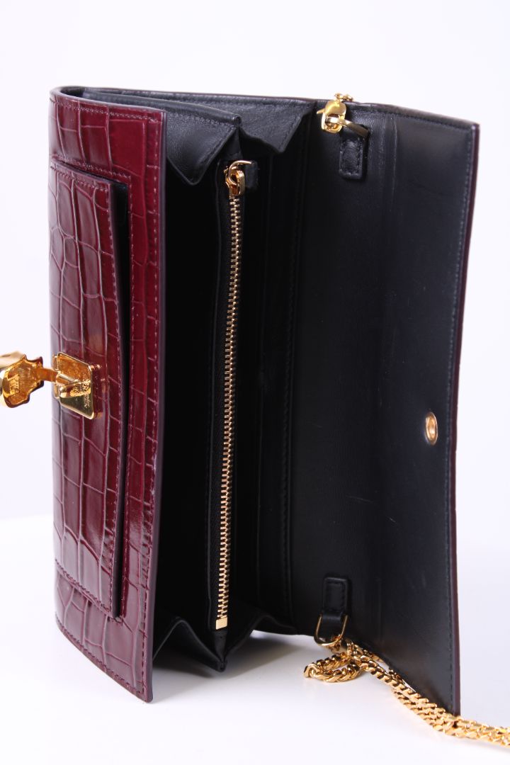 Alexander McQueen Handbag Burgundy