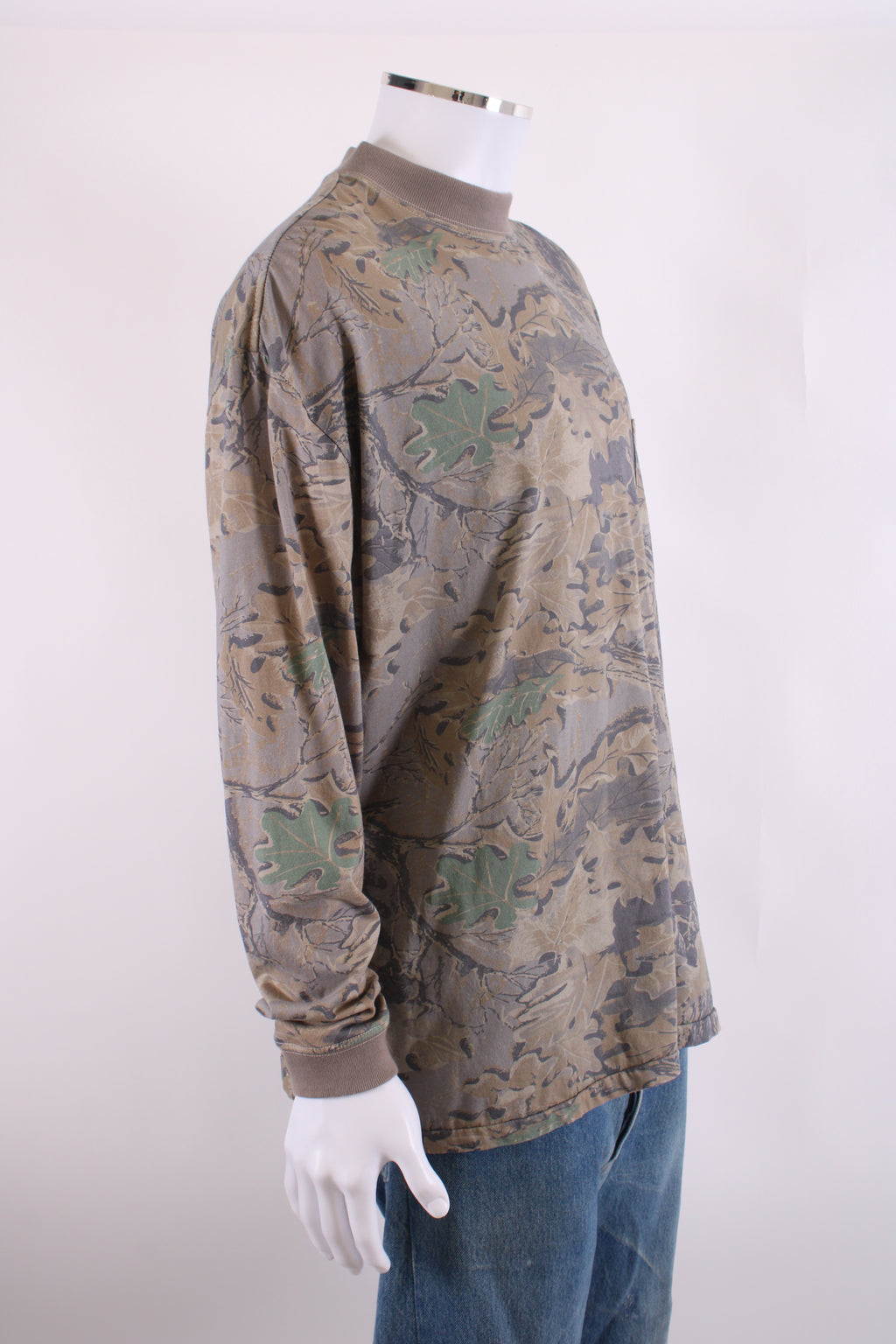 Yeezy Season 4 Mock Neck L/S T-shirt Camo S